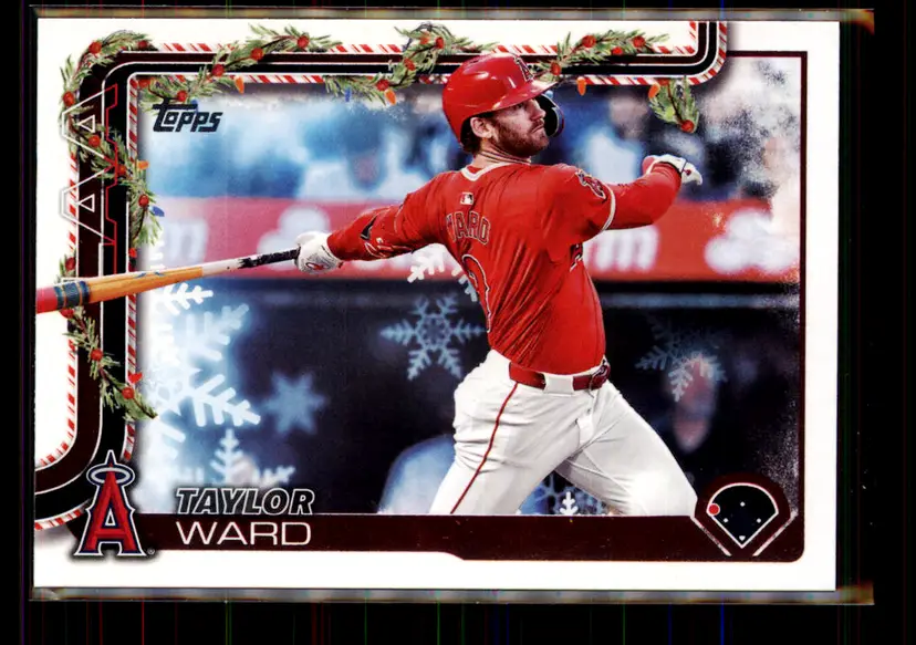Taylor Ward 2025 Topps Walmart Holiday #H134 - (135) - Los Angeles Angels