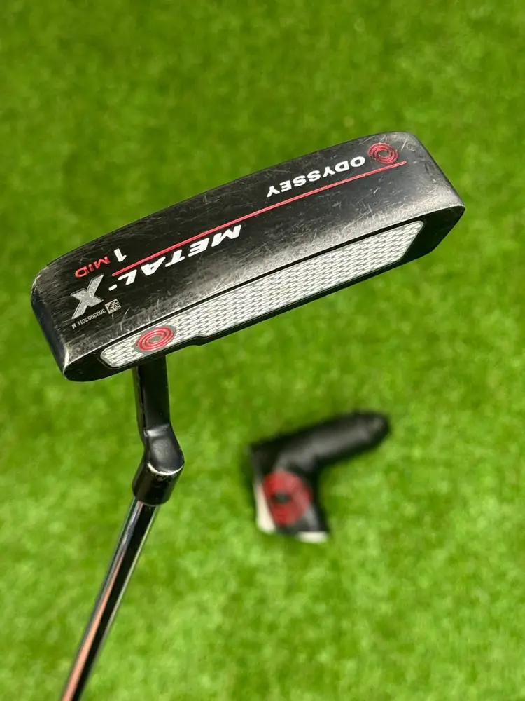 Odyssey Metal-X #1 MID Putter | 38” | Lamkin Sink SQD•13 NEW Grip | w/ Headcover