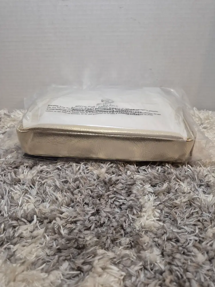 New Nicole Miller Gold Purse