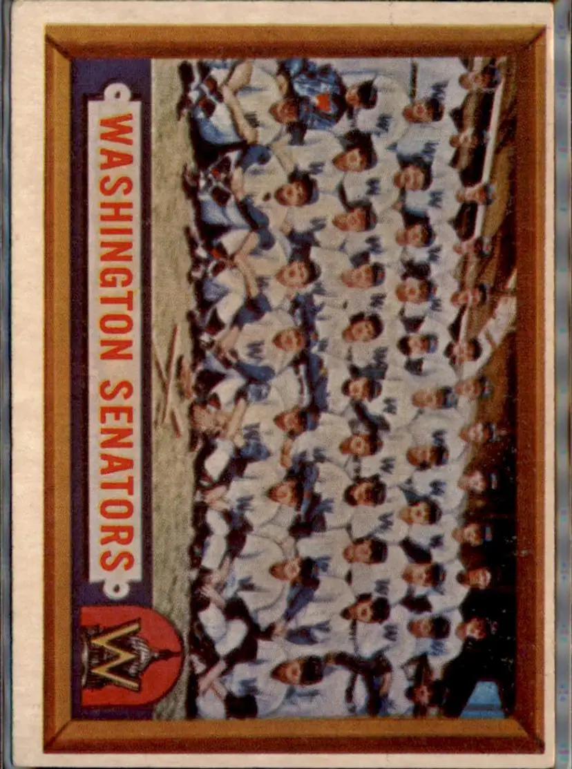 1957 Topps #270 Washington Senators - ( pk1 ) - Washington Senators