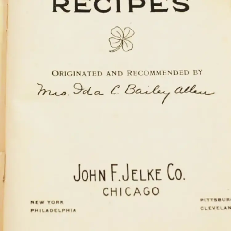 Antique Booklet From 1916 Recipes Using Good Luck Brand Margarine John F Jelke