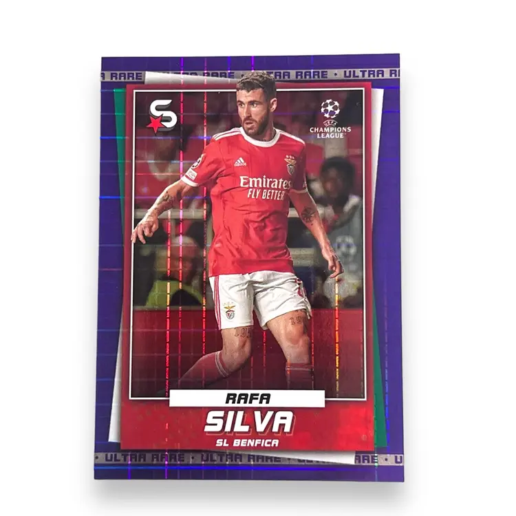 Rafa Silva Ultra Rare Purple 53/99 Image Variation 2023 Topps UEFA Superstars