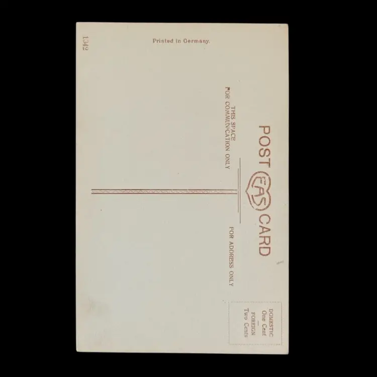 Antique 1910-15 Very Happy Christmas,  E. A. Schwerdtleger & Co Skinny Santa RPPC Postcard, Germany 5.5”x 3.5”