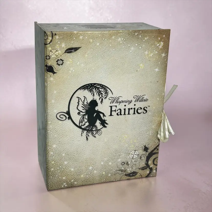 Whispering Willow Fairies Delfine Halloween Fantasy Fairy Baby Sculpture 4" NIB