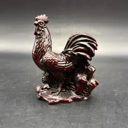 Chinese Zodiac Rooster Feng Shui Resin Figurine 3.75”