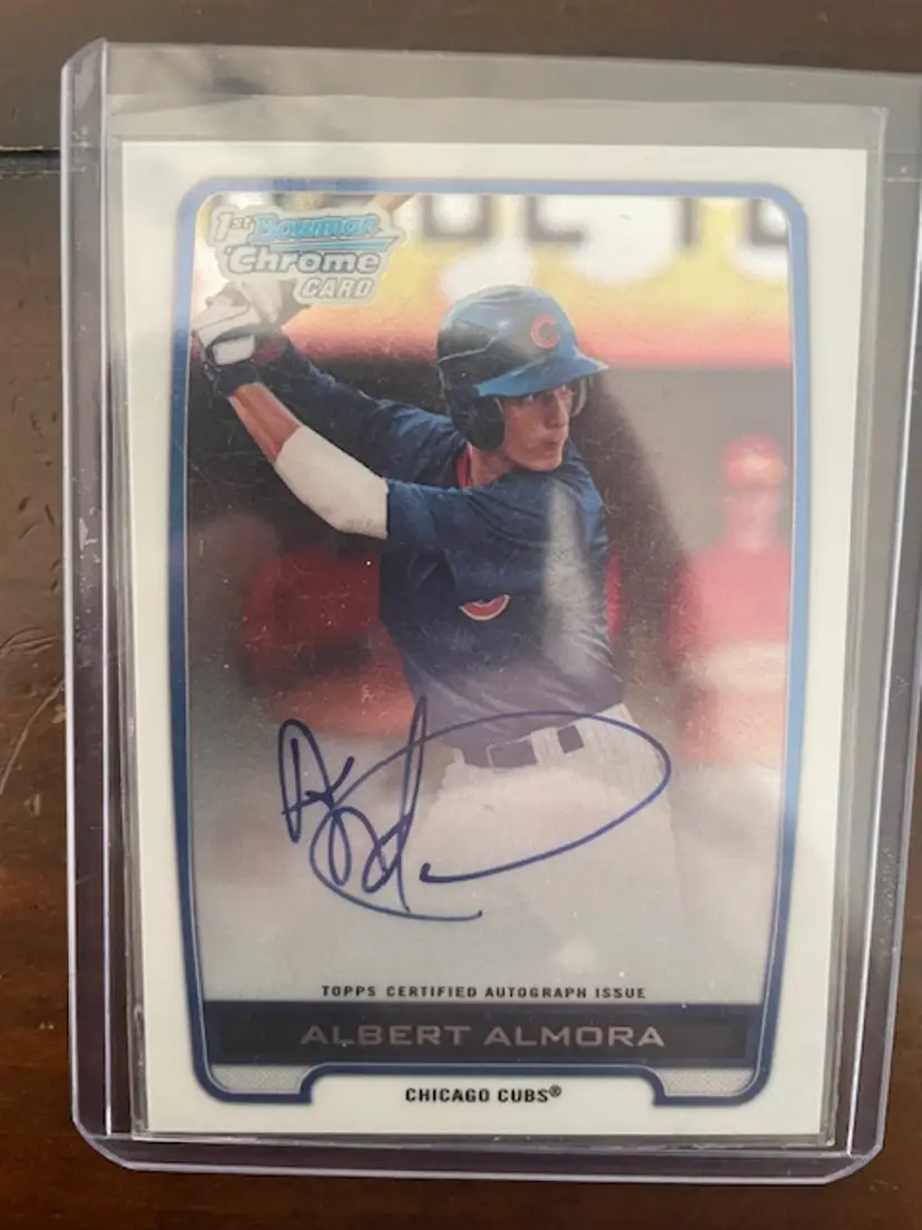 2012 Bowman Chrome Albert Almora Jr. 1st Bowman Autograph