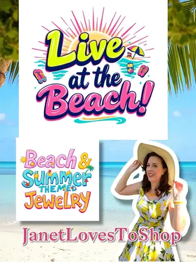 Live At The Beach! Jewelry By The Ocean! You Don’t Want To Miss This Show! 