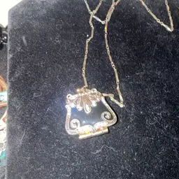 Purse Locket Necklace 26”