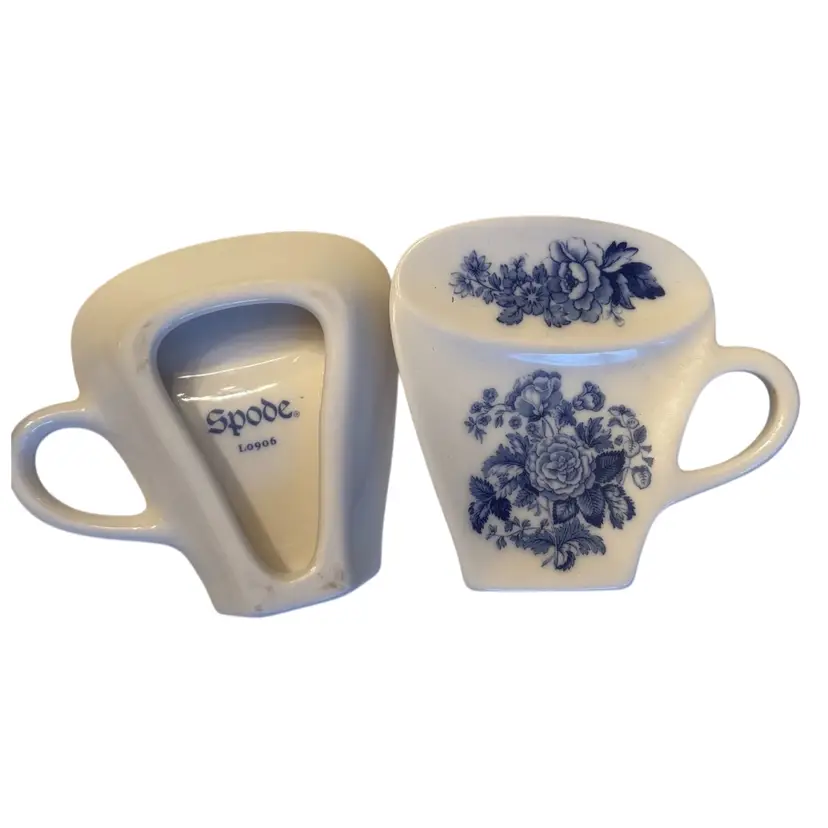Spode Blue Room Collection ceramic tea bag holders -Set Of 4