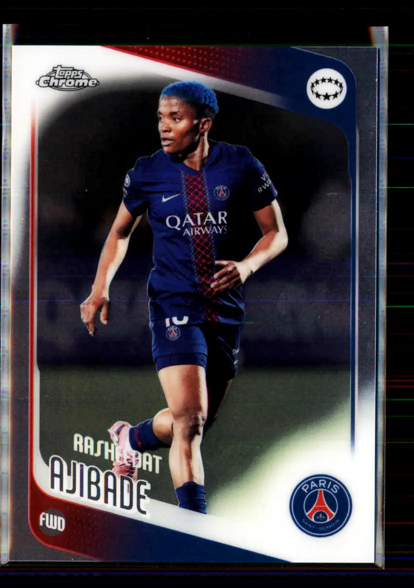 Rasheedat Ajibade 2025-26 Topps Chrome UEFA Women's Champions League #49 - (145) - Paris Saint-Germain