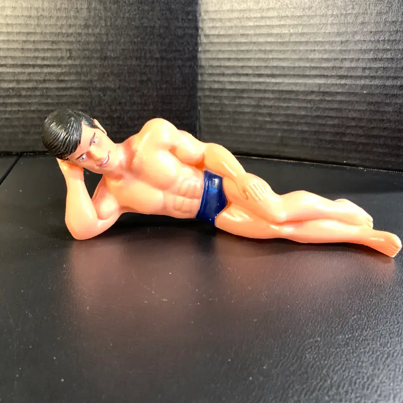 Lackadaisical Plastic Guy in Swimsuit