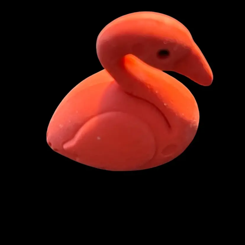 Rubber Miniature Animal As Shown In Picture Flamingo