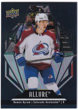 2022-23 Upper Deck Allure Black Rainbow #50 Bowen Byram Colorado Avalanche Hockey Card