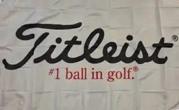 Titleist #1 Ball in Golf Banner 3x5 ft
