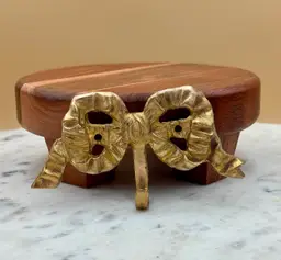 Vintage Brass Bow Hanger