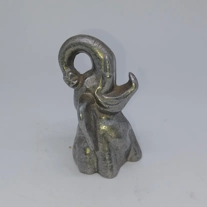 Vintage Pewter Elephant Shaped Bottle Opener