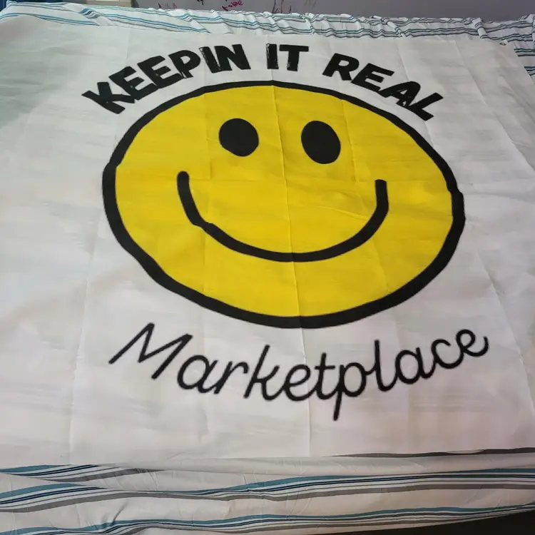 MASSIVE SELLER APPRECIATION WEEK DISCOUNT! 50x60 Keepin it Real Marketplace backdrop