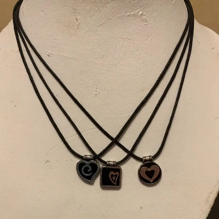 Brighton Triple Strand Charm Necklace 