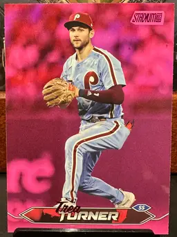 Trea Turner Pink Foil parallel 2024 Stadium Club 234 Philadelphia Phillies
