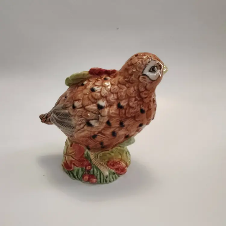 Fitz and Floyd pheasant salt and pepper shakers