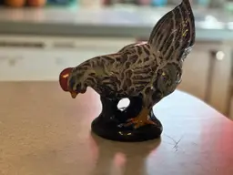 Vintage Ceramic figurine of a hen. 9 Inches