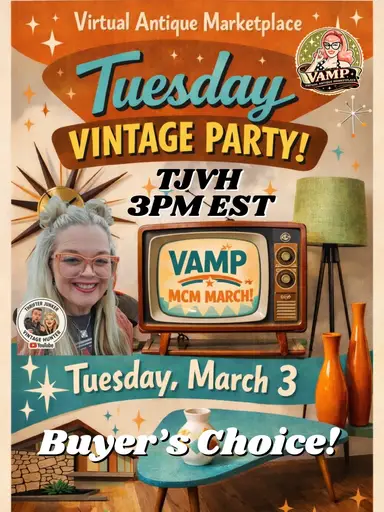 VAMP Tuesday Vintage Party! TJVH Buyer’s Choice Tiny Treasures