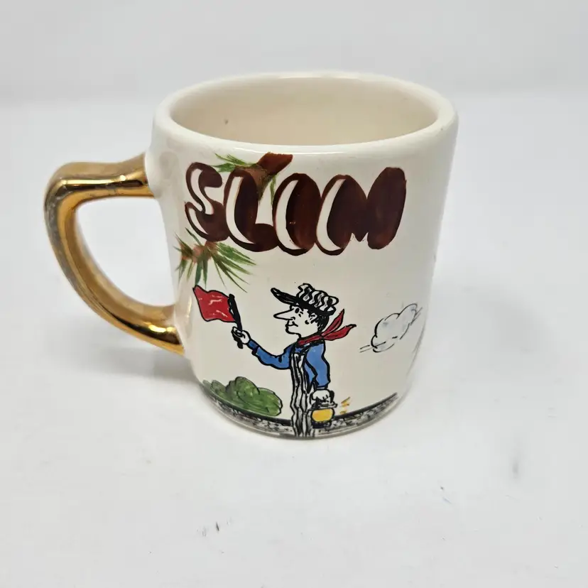 Vintage Personalized Coffee Mug By The Potter's Wheel, Carona Del Mar, California