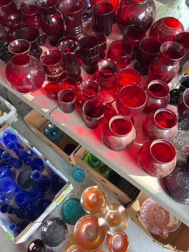 🏠Picking House🏠 Glass Haul: Pink, Blue, Green, Red, Marigold, Uranium & 🐸Frogs & New House Picks!!👀