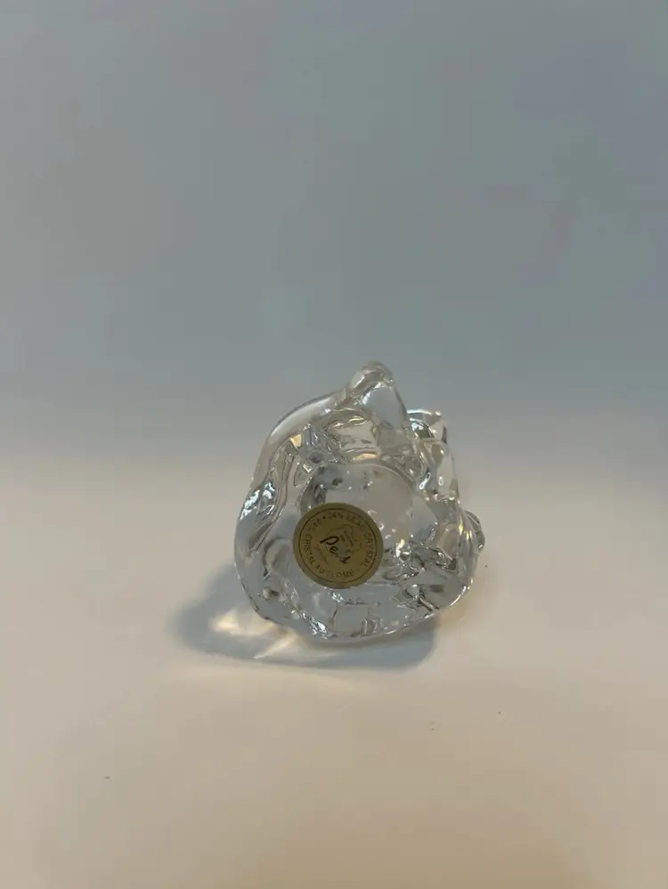 Princess House Crystal Bear figurine, often described as a 24% lead crystal.
