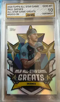 Paul Skenes 2026 Topps All-Star Game Greats AGS 10