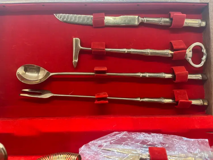 Vintage 9pc Thai Bronzeware