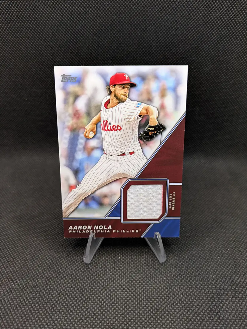 Aaron Nola 2026 Topps Series 1 Major League Material Jersey #MLM-AN - Philadelphia Phillies