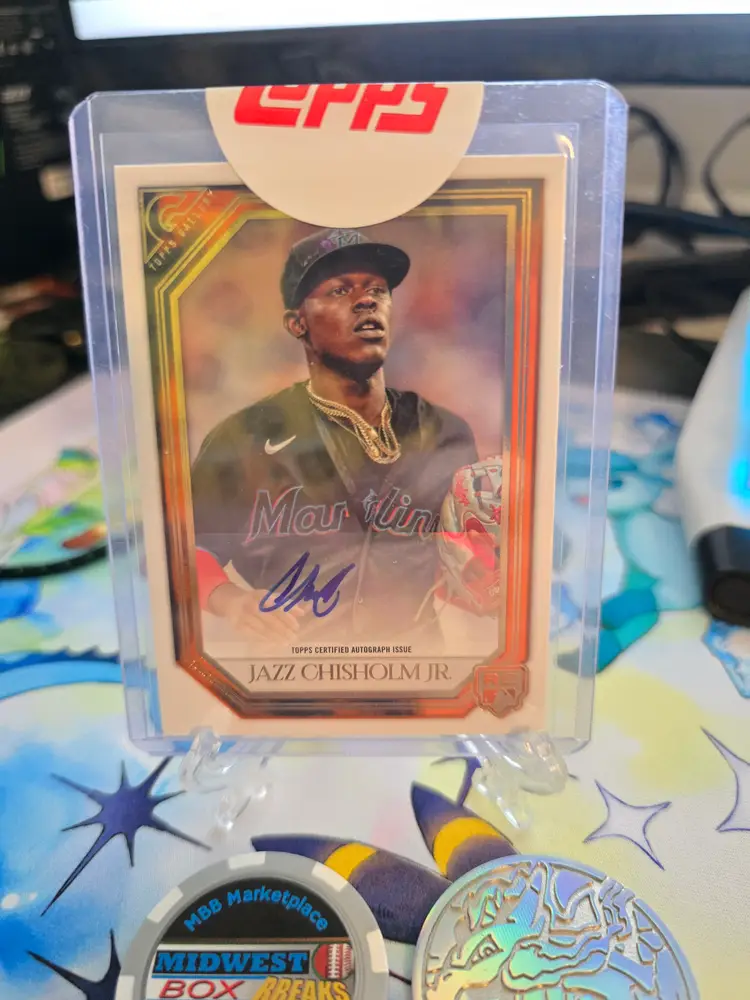 2022 Jazz Chisholm Topps Gallery Rookie Auto /25 New York Yankees