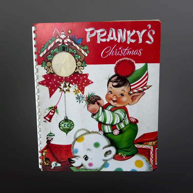 Vintage Pranky’s Christmas Pop-up Book 1950s Illustrated By Charlot Byi