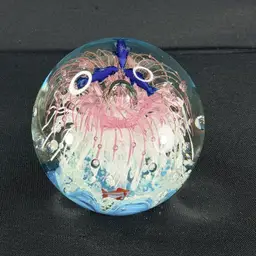 Massive Fish And Flower Paperweight
