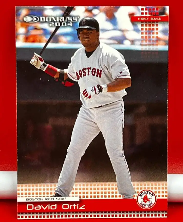2004 Donruss Collector Baseball Trading Card Red Sox David Ortiz #89