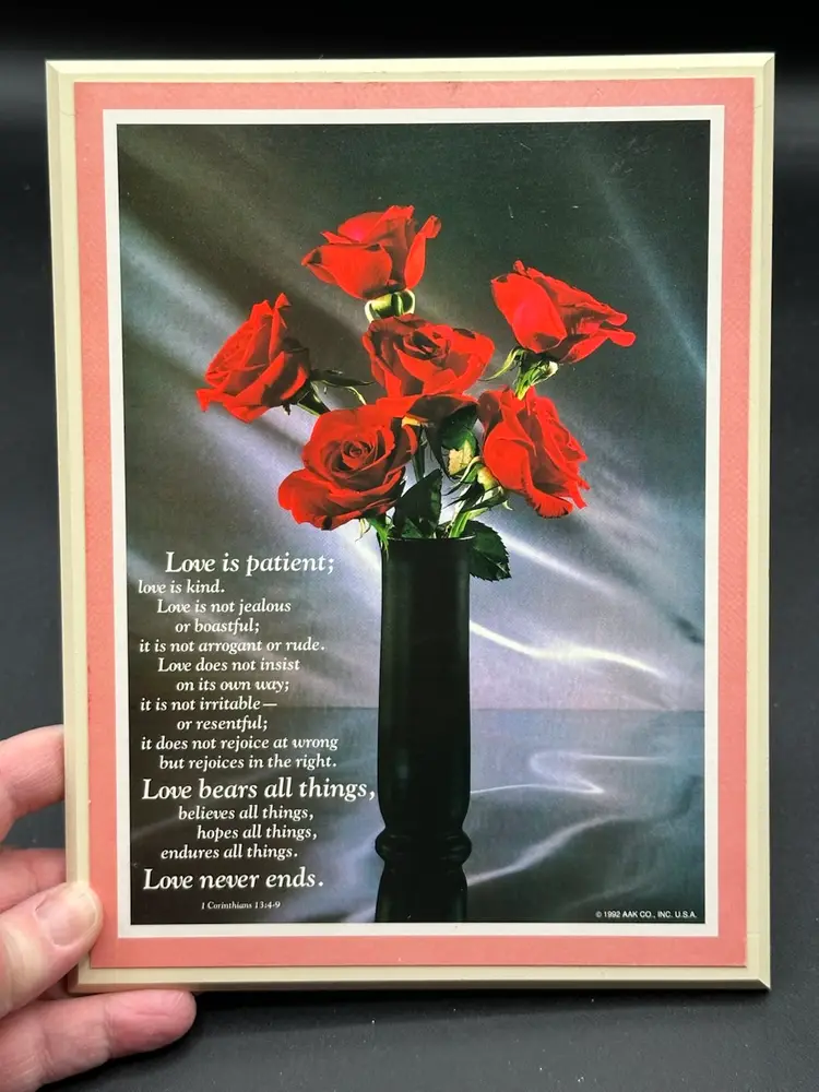 Love Is Patient Plaque