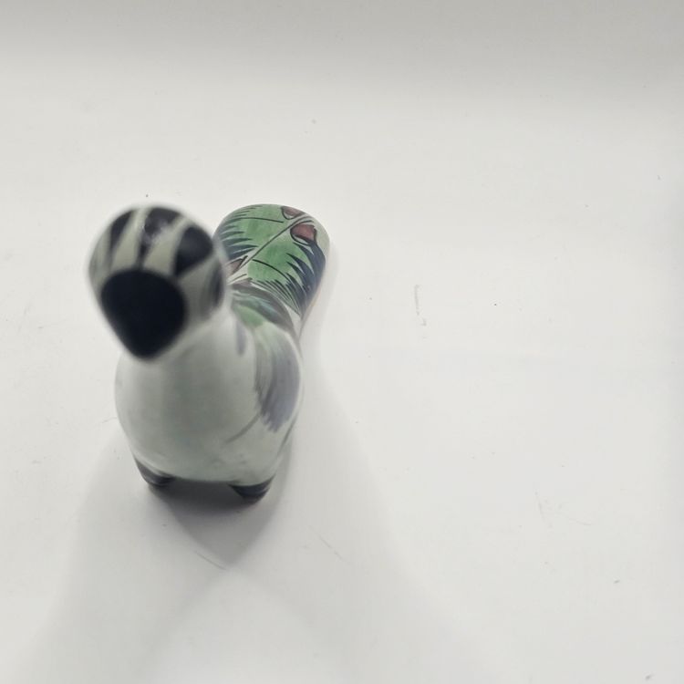 Tonala bird Handpainted Mexico vibrate