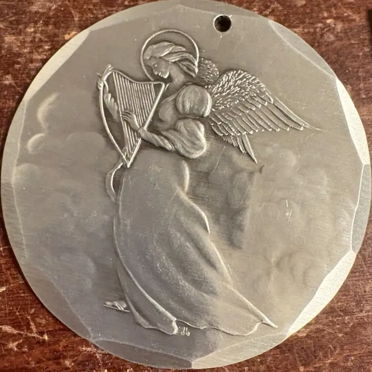1990 Aluminum Wendel August Forge Angel Ornament