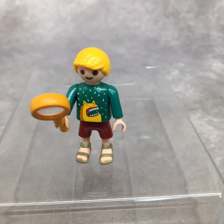 Playmobil Little Boy with Magnifying Glass