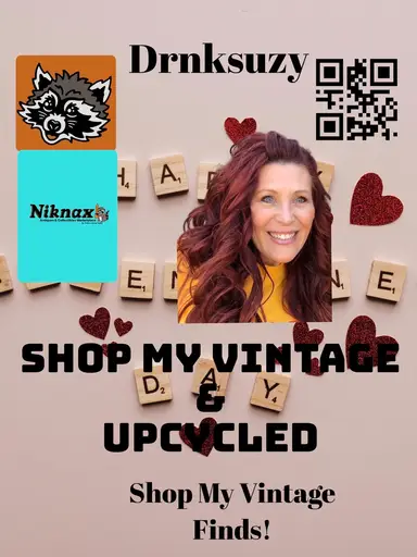 🍹🍹Shop my Vintage Finds & Upcycled With Drnksuzy!