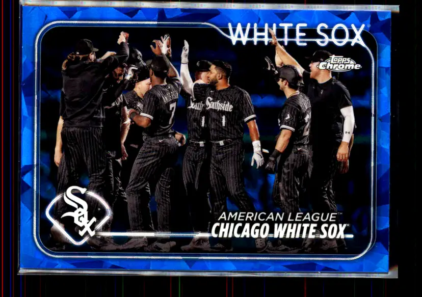 Chicago White Sox Team Card 2024 Topps Chrome Sapphire #464 - (2) - Chicago White Sox