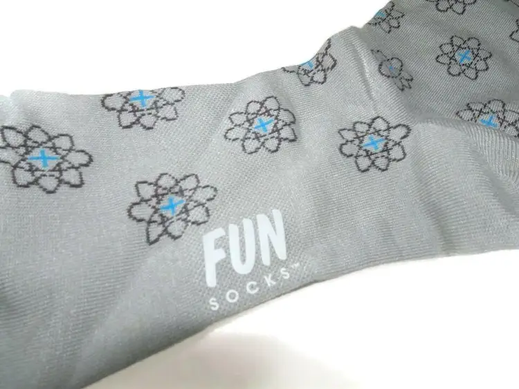 Fun Socks Atomic Nuclear Energy Symbol Science Physics AA90