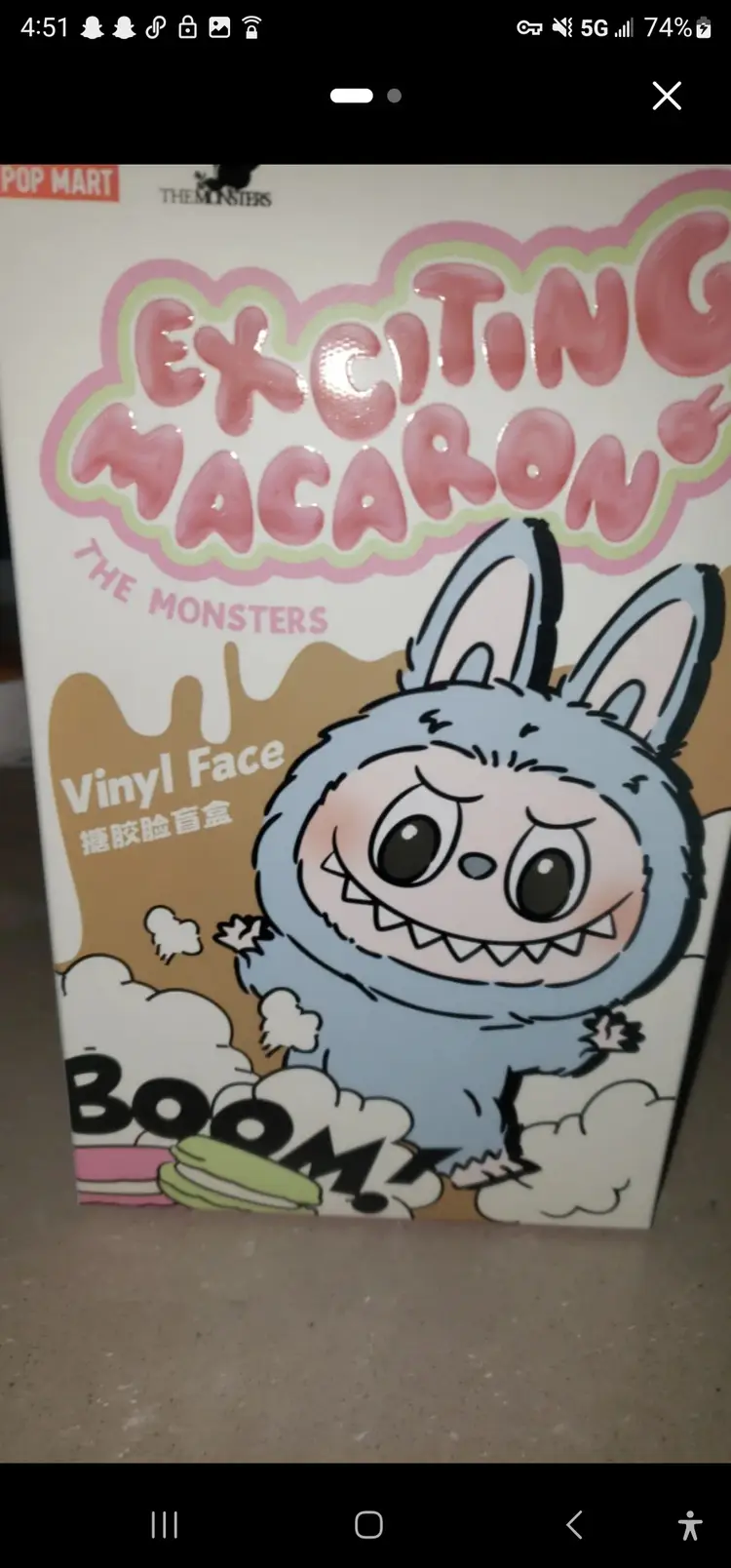 Labubu "Exciting Macaron" authentic sealed