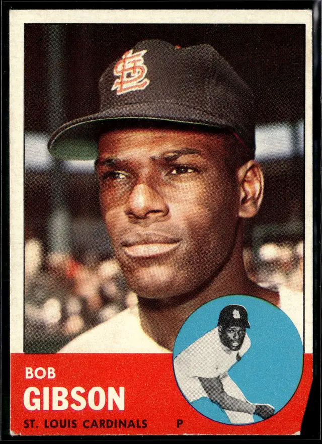 #127 Bob Gibson 1963 Topps #415 *LIVE AUCTION*