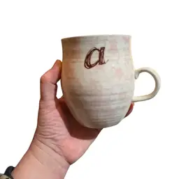 Anthropologie A Mug Ceramic