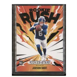 2025 Panini Rookies & Stars Jaxson Dart Rookie Rush #6 New York Giants