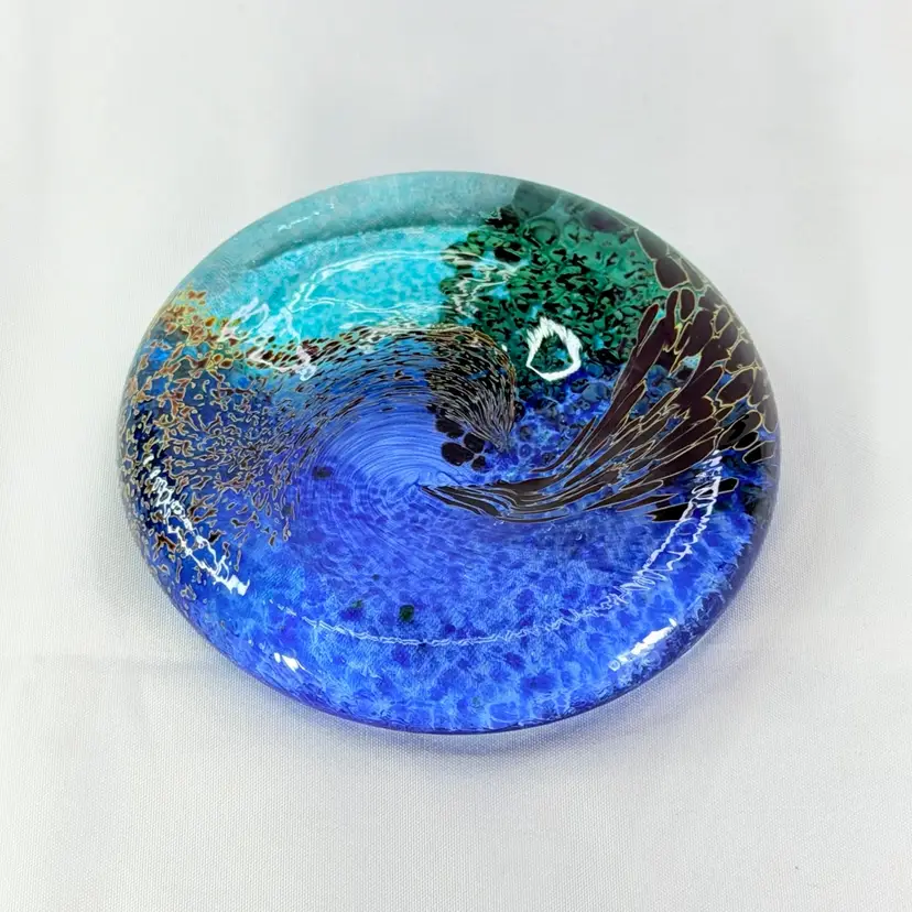 Art Glass Trinket Dish