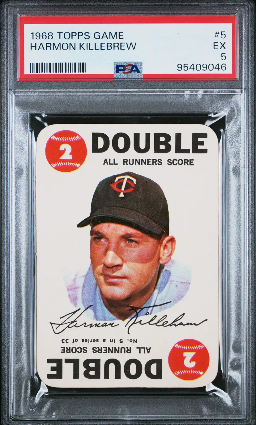 1968 Topps #5 Harmon Killebrew Game PSA 5 - Minnesota Twins