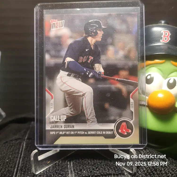 2021 Topps Now #517 - Jarren Duran Boston Red Sox PR2668